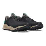 Championes de trail running Under Armour Charged Maven Trail, color marrón con detalles en negro y suela beige con motas.