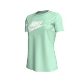 Remera Nike Sportswear de mujer, color verde menta, confeccionada en suave tela de punto de algodón y con el logotipo corporativo de Nike serigrafiado en el pecho.