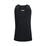 Musculosa deportiva Under Armour Zone color celeste con logo blanco en el pecho.