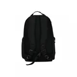 Mochila Vans Resolute negra con múltiples compartimentos y logo de la marca en el frente.