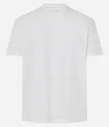 Remera de algodón color blanco, corte recto, cuello redondo y mangas cortas. Estampa frontal con un perrito tomando café y la frase "Coffee Time".