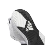 Championes de baloncesto Adidas OwnTheGame 2.0, color blanco con detalles en negro, de caña media y amortiguación ligera Lightmotion.