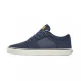 Championes Etnies Barge LS negros con detalles en marrón y suela blanca.