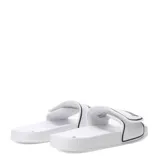 Sandalias Puma Leadcat 2.0 V, color blanco con logo Puma en negro.