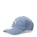 Gorra Puma color lila con logo bordado en blanco.