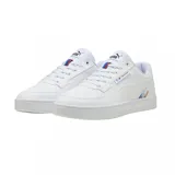 Championes Puma Caven 2.0 BMW MMS, color blanco con detalles en azul y rojo.