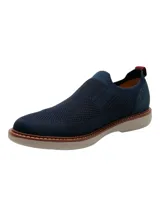 Zapato slip on azul marino de poliéster, con forro de poliéster y suela de EVA Comfort Flex.