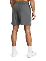 Short deportivo Under Armour Tech color azul marino con logo blanco en la pierna izquierda.