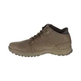 Bota de media caña confeccionada en cuero nubuck color marrón oscuro, con cierre de cordones y suela de goma de alta tracción. Cuenta con forro de malla transpirable y tecnología Cleansport NXT para el control de olores.