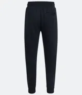 Pantalón de jogging marrón de algodón y poliéster, con cintura elástica ajustable con cordón y bolsillos laterales.