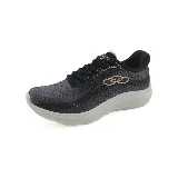 Zapatillas deportivas Olympikus Vertice, color gris oscuro con detalles en rosa y suela blanca.