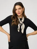 Buzo tejido en hilado fino, marca Cable & Gauge.