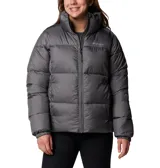 Campera inflada Columbia Puffect II Full Zip color negro, con cierre frontal, cuello alto y bolsillos laterales con cierre. Cuenta con aislamiento Thermarator™ y tejido impermeable.