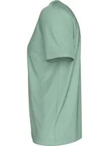 Remera verde agua de algodón con logo de Calvin Klein estampado en el pecho.