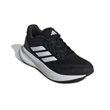 Championes Adidas Runfalcon 5, color negro con detalles blancos, ideales para running y uso diario.