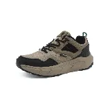 Zapatillas deportivas Panama Jack para hombre, color beige con detalles en negro y marrón.