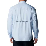 Camisa de hombre Columbia Silver Ridge, color beige, de manga larga con botones para enrollar, dos bolsillos frontales con botón, ventilación en la espalda y protección solar UPF 50.