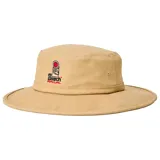 Sombrero de ala ancha Rip Curl Search Canvas Wide Brim color beige con logo bordado en el frente.