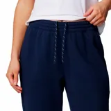 Pantalón de jogging azul marino con cintura elástica y cordón ajustable.