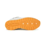 Zapatillas urbanas Caterpillar modelo Ventura, color blanco con detalles en gris, rosa y naranja. Confeccionadas en gamuza y malla, con logo de la marca en el lateral y suela de goma.