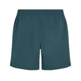 Short de baño azul petróleo con logo O'Neill estampado en blanco en la pierna derecha.