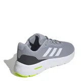 Championes Adidas Cloudfoam Move color gris con detalles en blanco y amarillo flúor. Capellada de malla transpirable con refuerzos sintéticos, entresuela Cloudfoam para mayor amortiguación y suela de goma Adiwear.