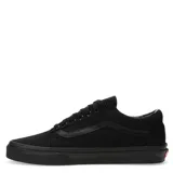 Championes Vans Old Skool negros de lona y gamuza, con suela de goma y cordones.