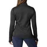 Campera polar Columbia con cierre frontal, bolsillos laterales con cierre y orificios para pulgares.