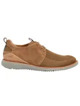 Zapato híbrido de hombre color marrón, con capellada de tejido ligero y detalles en cuero. Suela con tecnología Honey Foam.