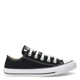 Championes unisex de lona negra con cordones, diseño clásico y suela de goma para mejor tracción.