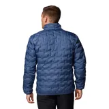 Campera puffer Columbia Delta Ridge II Down color rojo con diseño acolchado. Cuenta con tecnología termorreflectante Omni-Heat™, HeatSeal™ y Omni-Shield™.