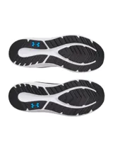 Championes de running Under Armour Charged Pursuit 4, color azul marino con logo blanco. Capellada de malla transpirable y entresuela Charged Cushioning para mayor amortiguación.