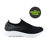 Championes deportivos American Sport Walsh color rosa de tejido de punto con suela blanca y plantilla con memory foam.