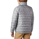 Campera ligera color naranja con forro térmico-reflectante y plumón, diseñada para mantener el calor y repelente al agua.