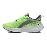 Championes Fila Racer Comet color verde claro y negro, con suela blanca.
