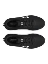 Zapatillas de running Under Armour Charged Assert, color negro con logo blanco.
