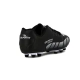 Championes de fútbol Dalponte modelo Valencia, color negro con detalles en gris y logo de Brasil.