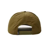 Gorro de visera curva color verde con logo de Rip Curl en la parte frontal.