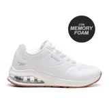 Championes Hi-Tec Francis blancos con suela marrón y tecnología Memory Foam.