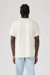 Remera blanca de corte relajado con estampado de estilo cómic con motivos de rodeo y logo de Levi's.