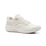 Championes deportivos Joma N100 Lady 2425, color blanco con detalles en rosa. Confeccionados en tejido textil de una sola pieza con tecnología ONE PIECE, plantilla MEMORY FOAM y suela de caucho inyectado.