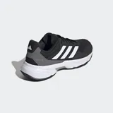 Championes Adidas CourtJam Control 3 Clay Tennis, color negro con detalles en gris y blanco.