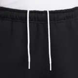 Pantalón de jogging negro Nike Solo Swoosh de corte holgado, con cintura elástica ajustable y logo bordado en blanco en la pierna izquierda.