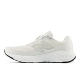Championes New Balance Evoz V4 para dama, color blanco con detalles en marrón y negro.