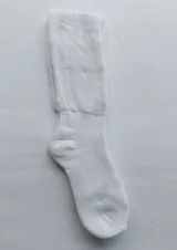 Medias blancas de algodón con felpa, unisex, super abrigadas.
