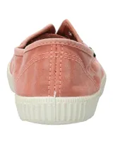 Zapatillas Natural World modelo Greece, color verde agua, sin cordones, fabricadas en España con algodón orgánico y suela de goma.
