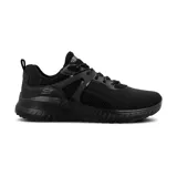 Championes Skechers Bobs Sport Squad Chaos color negro, con capellada de malla y cuero sintético, plantilla Skechers Memory Foam y suela flexible con tracción.