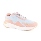 Championes deportivos Actvitta modelo Oasis, color rosa y celeste con suela blanca.