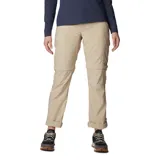 Pantalón largo de trekking color negro, convertible en short. Confeccionado en tejido reciclado con tecnología Omni-Shade de protección solar FPU 50.