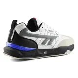 Championes Hi-Tec Squash Classic blancos con detalles en gris, negro y azul.